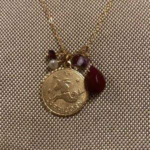 Capricorn Necklace with gems